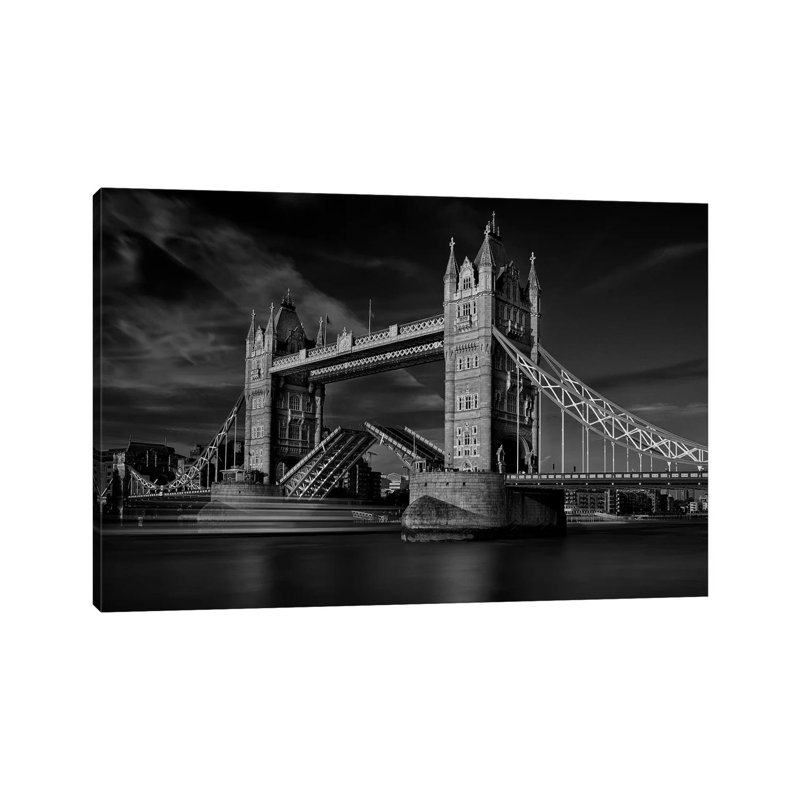 Bridge 1 Piece Wrapped Canvas Wall Art, 66.04 cm H x 45.72 cm W x 3.175 cm D