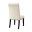 Chaises de salle à manger rembourrées en tissu