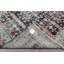 Tapis noir / gris / menthe unique 7 pi 10 po x 11 pi Momig