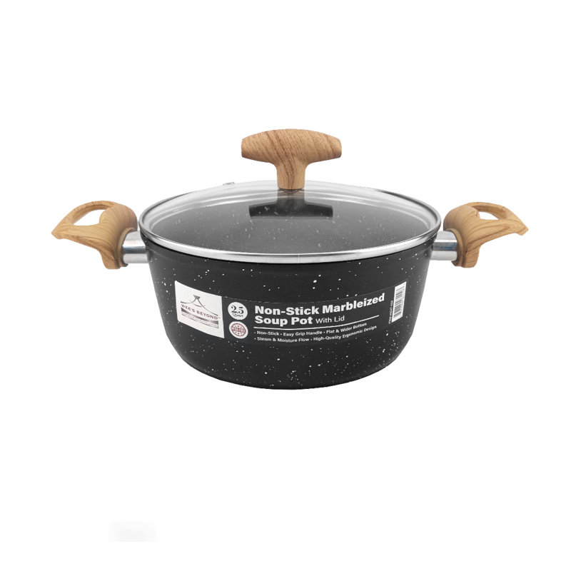 2.5 Qt. Marbleized Non Stick Stock Pot, 2.5 quarts