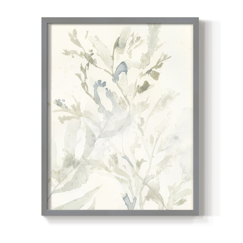 Impression encadrée Elegant Sea Koster III - bois massif, Gris, H 21 po x l 17 po