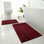 Ensemble de tapis de salle de bain 2 pièces en microfibre ultra douce et absorbante