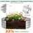 4FT Galvanized Raised Garden Bed