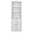 Bookshelf with USB Port and 3 Open Shelves-1009672349