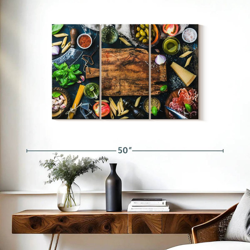 Cuisine italienne Senne, H 24 po x l 38 po