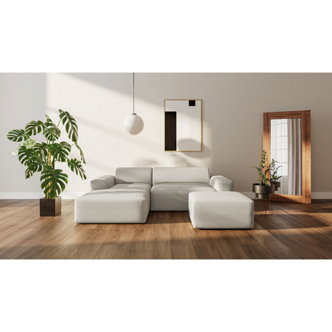 Ecksofa Fluvio mit Bettfunktion