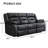 Brenaya 83.4" Modern and Oversize Soft Breathable Faux Leather Power Reclining Sofa-1450213823