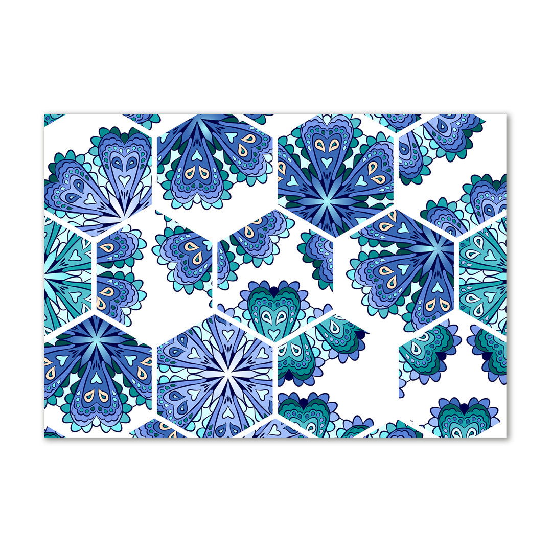 Elemente des Mandalas - Kunstdrucke auf Leinwand - Wrapped Canvas