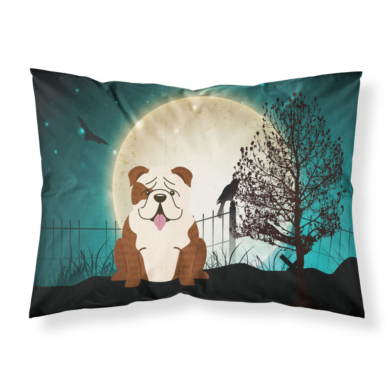 Microfiber, White English Bulldog Brindle
