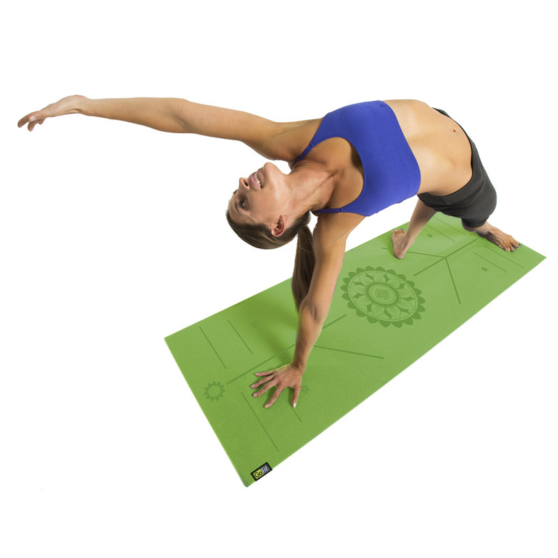 Tapis de yoga Gofit® Alignmat, Green