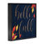 «Hello Fall Script Autumn Foliage Border» par Daphne Polselli, reproduction d'art textuel-1623356932-1623356930
