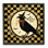 «All Hallow's Eve Halloween Crow» encadré sur bois par Stephanie Workman Marrott, impression