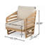 Fauteuil club d'extérieur, bois
