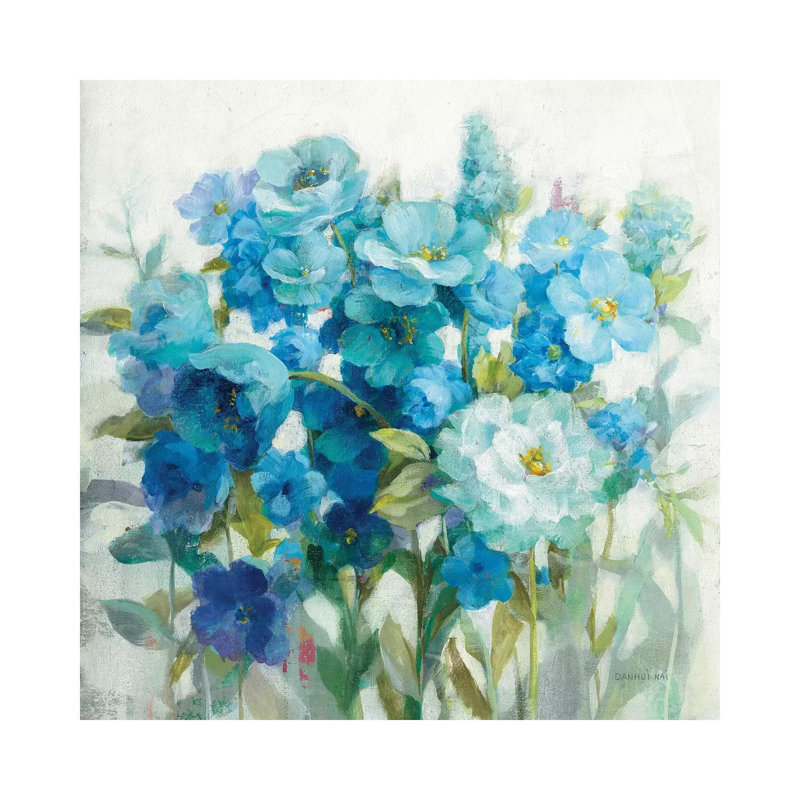 Summer Blues by Danhui Nai - Wrapped Canvas Painting, 93.98 cm H x 93.98 cm W
