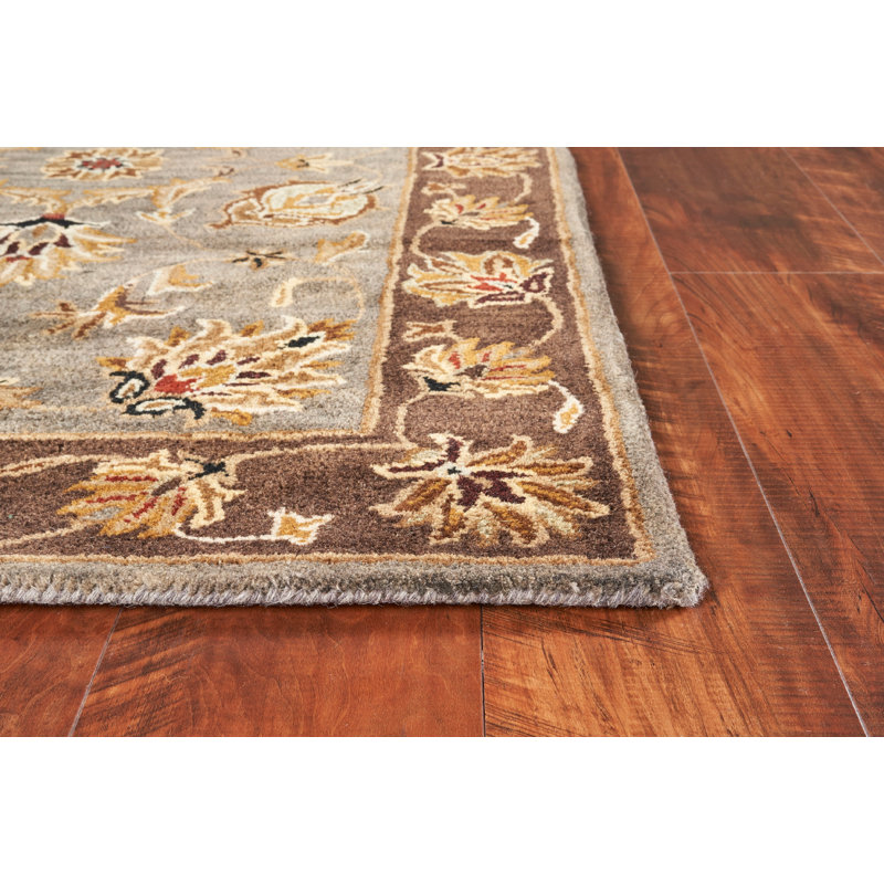 Tapis gris / moka Blarwood, Tapis de couloir 2 pi 3 po x 7 pi 6 po