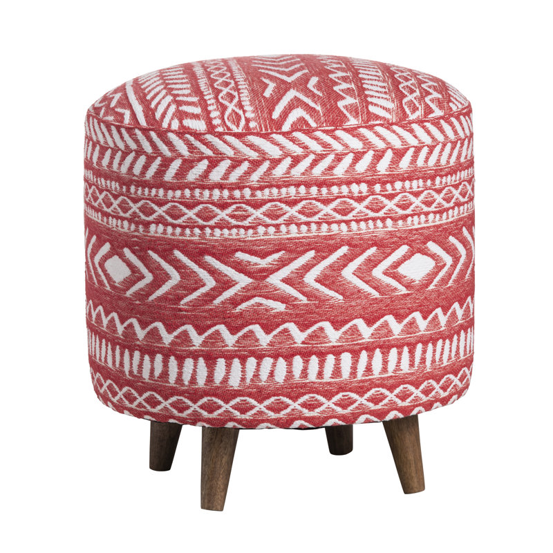 Tabouret Halvorson, rouge