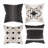 Geometric Cotton Reversible Pillow Cover-782395574