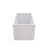 43" Acrylic Free Standing Bath Tubs Modern White Soaker Tub-125340721