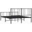 Latitude Metal Bed Frame with Headboard and Footboard-336784562-387664420