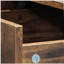 Ensemble de table de chevet 2 pièces, style industriel
