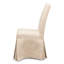 Chaise de salle à manger rembourrée en beige