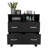 Double Drawer Dresser Arabi, Bedroom, Black-1303614090