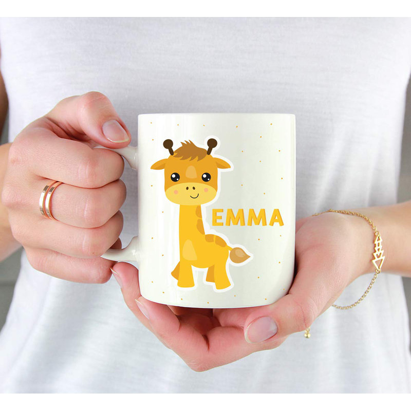 Grande tasse à café giraffe pour enfant Valenzuela, Oui