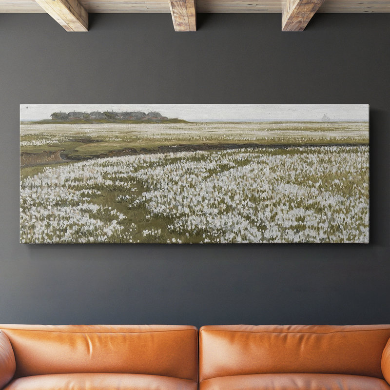Série paysage - DCCDXVI - Toile tendue avec châssis - Prêt à être accroché, H 12 po x l 30 po