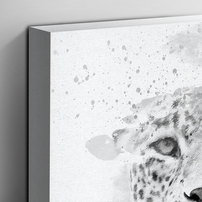 Leopard - Wall Art, 50cm H x 76cm W, Wrapped Canvas