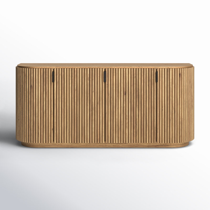 Chessa 72'' Solid Wood Sideboard, Light Brown