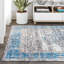 Tapis bleu / gris Stimpson-465474938
