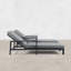 Chaise longue d'extérieur en métal Hoyt-460084292-534516082