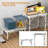 60cm Rectangular Adjustable Folding Table-1342364829