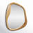 Brittlynn Asymmetrical Pine Wood Wall Mirror