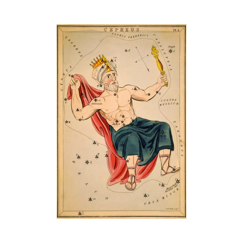 Cepheus by Sidney Hall - Wrapped Canvas Gallery-Wrapped Canvas Giclée, 101.6 cm H x 66.04 cm W x 3.175 cm D