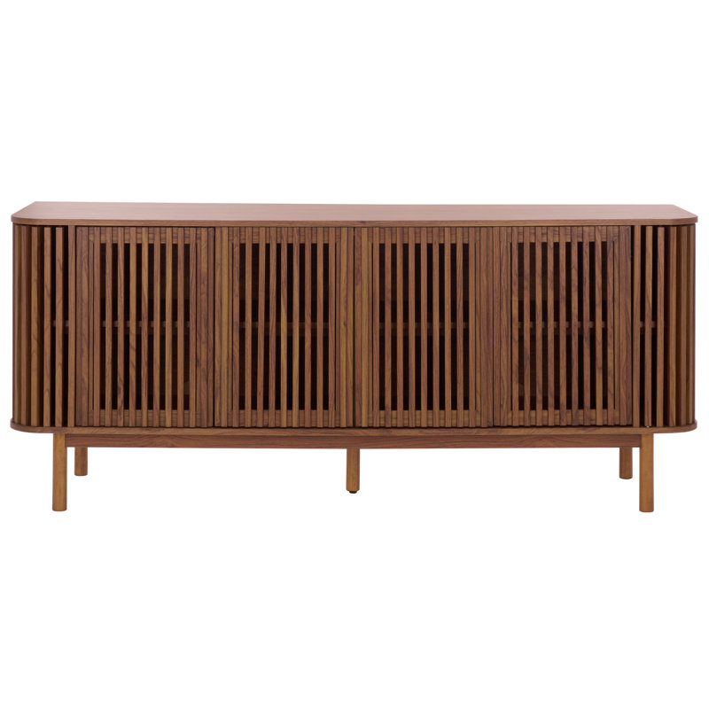 Adiel 4 Door Sideboard/TV Stand, Walnut