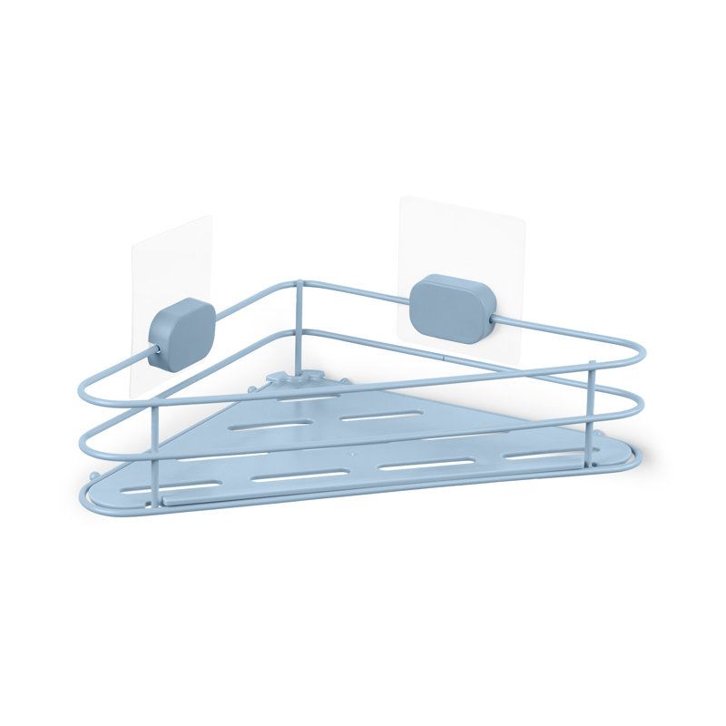 Raby Suction Shower Basket, Blue