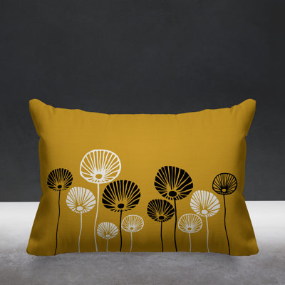Huber Outdoor Reversible Throw Pillow