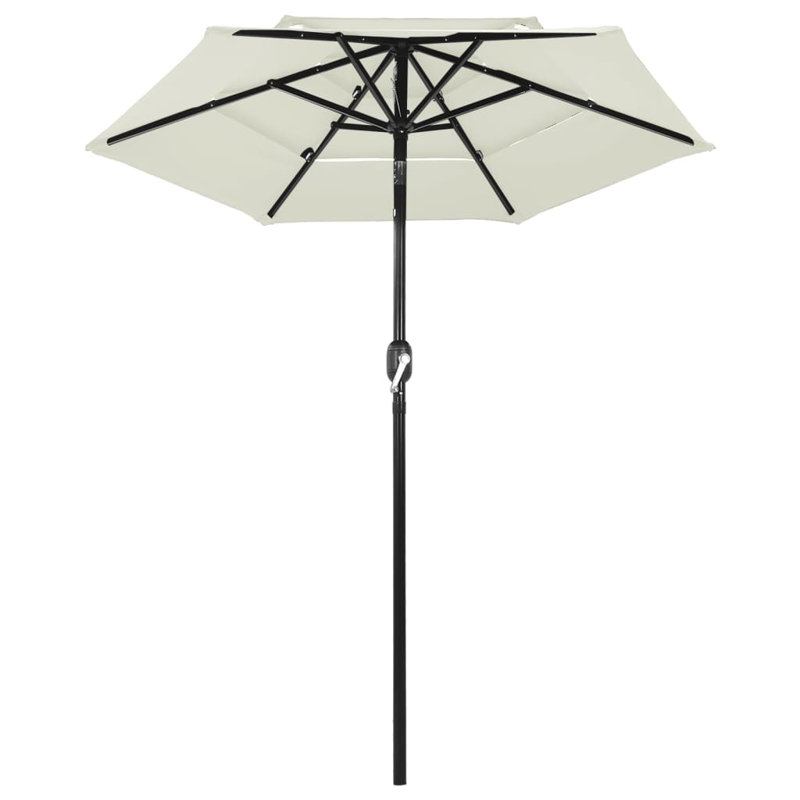 Olmead 200cm Market Parasol, Sand