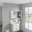 Armoire à pharmacie avec miroir à bords biseautés, porte à ouverture droite et l 24 po x H 26 po-106498401-106498400