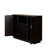 Hazen Espresso Finish Wine Cabinet