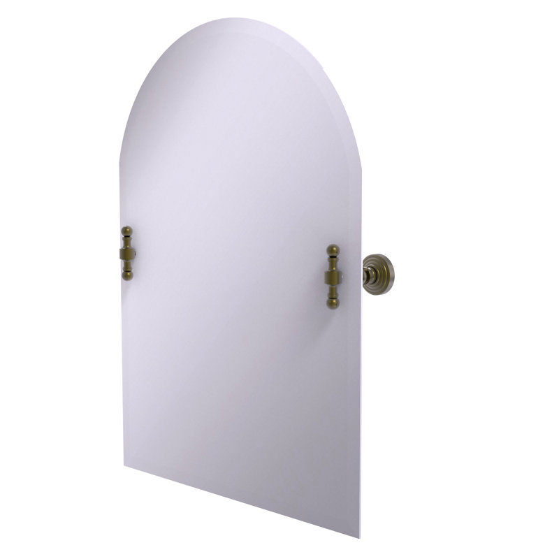 Miroir d'appoint Retro Wave, Laiton antique