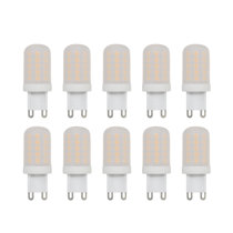 Vstar 10PCS G9 Halogen Bulb,Clear G9 Bi-pin Base,120V 60W Base G9 Halogen  Bulbs