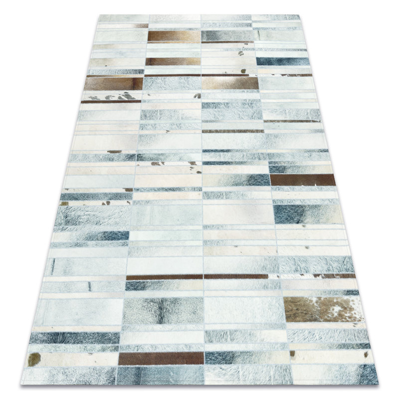 Woen Patchwork Area Rug, Rectangle 120 x 170cm