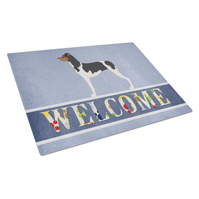 Planche à découper en verre trempé caroline, Terrier brésilien