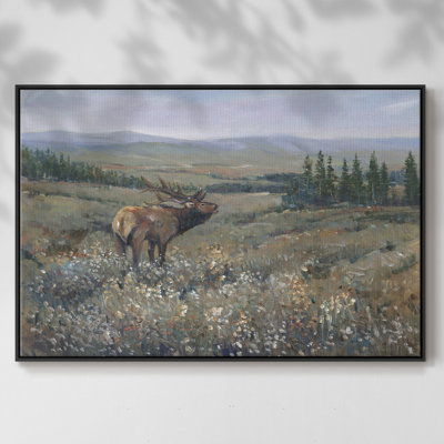 «Western Wildlife I», peinture sur toile encadrée