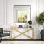 Calix Glass Top Console Table-1767680997-1851249163