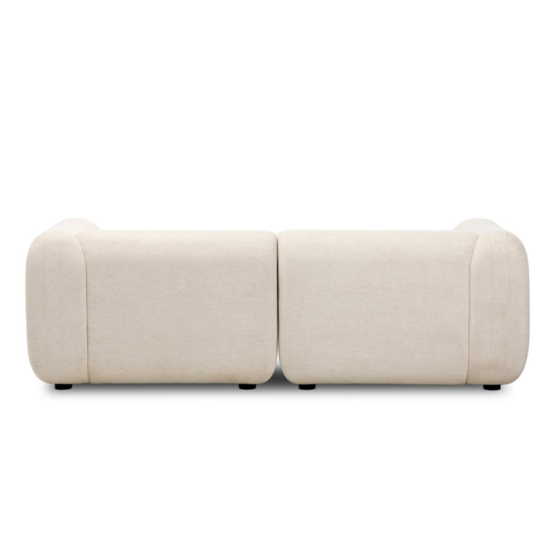 Nara 2PC Media Lounger-Crypton Nomad Snow