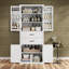Armoire de rangement de salle de bain polyvalente de qualité supérieure avec tablettes réglables-2042648898