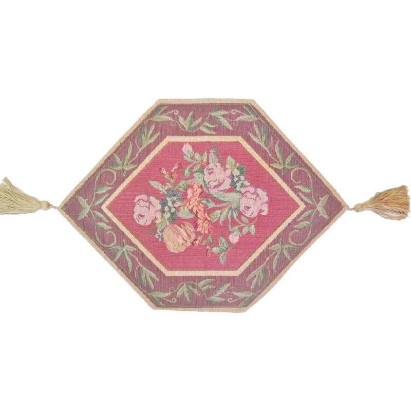 Field of Roses Woven Table Runner